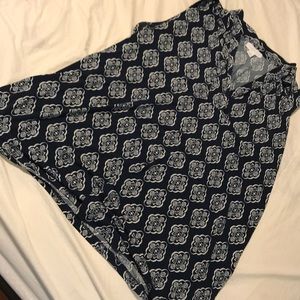 Charter club sleeveless blouse size 1X